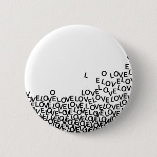 Bóton Redondo 5.08cm amor amor
