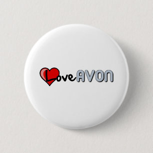 Bóton Redondo 5.08cm Amor AVON