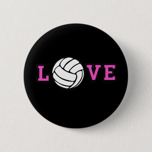 Bóton Redondo 5.08cm Amor do voleibol