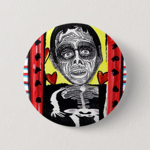 Bóton Redondo 5.08cm Amor do zombi
