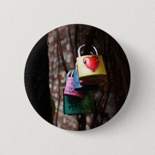 Bóton Redondo 5.08cm Amor fechado