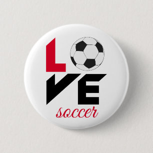 Bóton Redondo 5.08cm Amor futebol