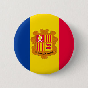 Bóton Redondo 5.08cm Andorra Flag