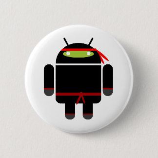 Bóton Redondo 5.08cm Android Ninja