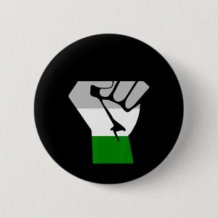 Bóton Redondo 5.08cm Androphilia Pride Flag Resiste Androfilia