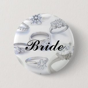 Bóton Redondo 5.08cm Aneis de diamante