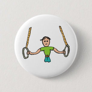 Bóton Redondo 5.08cm Anéis de ginástica