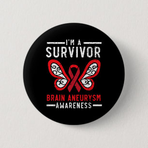 Bóton Redondo 5.08cm Aneurysm Survivor Condição Médica Aneurysm