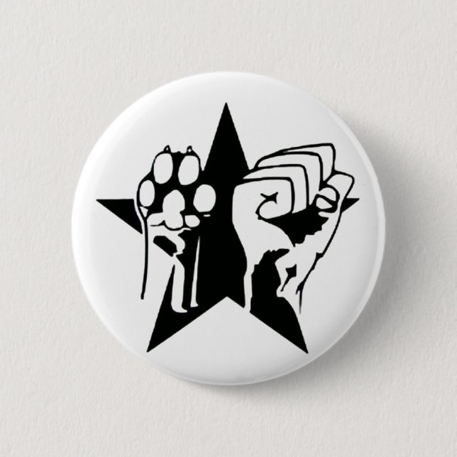 Bóton Redondo 5.08cm Animal Liberation Button (Frente)