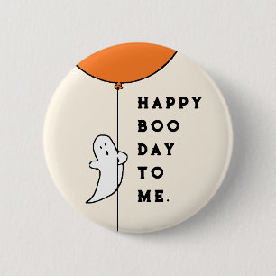 Bóton Redondo 5.08cm Aniversário de Halloween