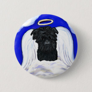 Bóton Redondo 5.08cm Anjo Affenpinscher