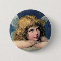 Anjo do natal vintage e estrelas do ouro