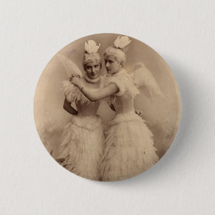 Bóton Redondo 5.08cm Anjos do Victorian