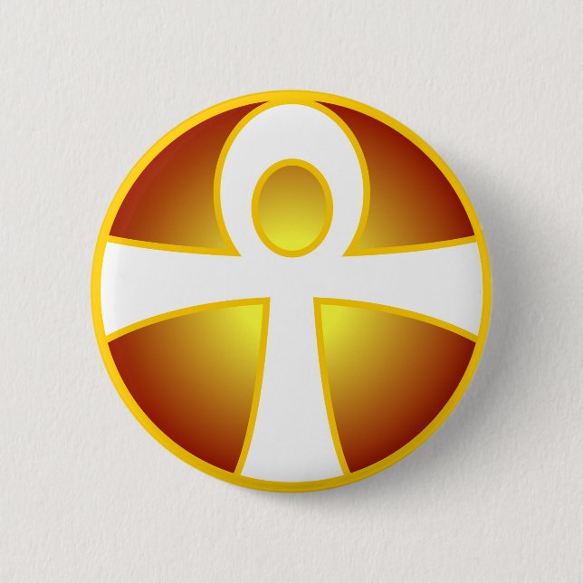 Bóton Redondo 5.08cm Ankh (Frente)