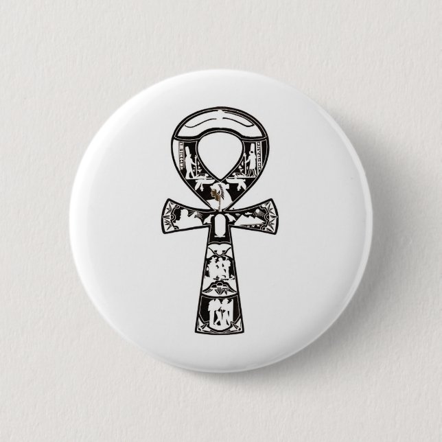 Bóton Redondo 5.08cm Ankh 1 (Frente)