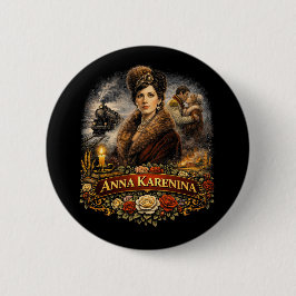 Bóton Redondo 5.08cm Anna Karenina