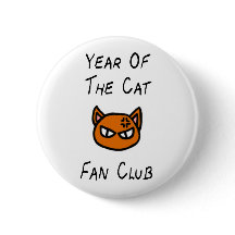 Ano do botão do clube de fãs do gato