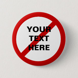 Bóton Redondo 5.08cm Anti círculo do modelo com corte