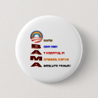 Bóton Redondo 5.08cm Anti coleções de Obama