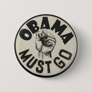 Bóton Redondo 5.08cm Anti-Obama