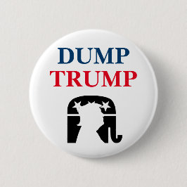 Bóton Redondo 5.08cm Anti Presidente Donald Trump Política