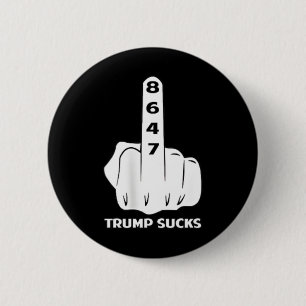 Bóton Redondo 5.08cm Anti Trump 86 47 Retro Impeach 47 Anti-trump Vance