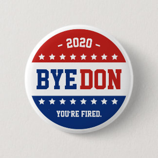 Bóton Redondo 5.08cm Anti-Trump Nunca Trump Na Eleição De BYEDON 2020