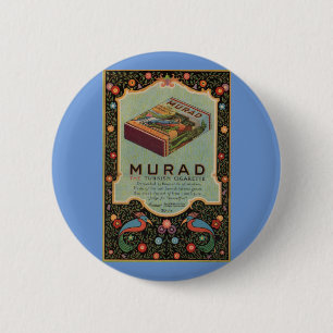 Bóton Redondo 5.08cm Anúncio dos cigarros de Murad