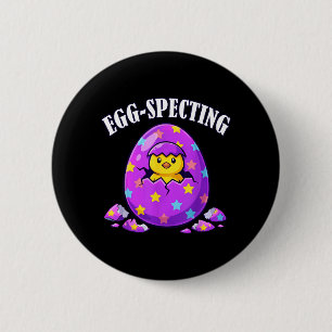 Bóton Redondo 5.08cm Anúncio engraçado de bebê para o dia de Páscoa Egg