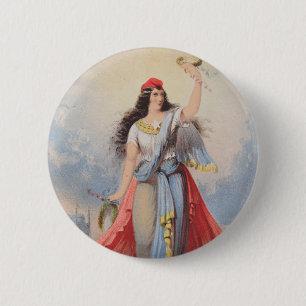 Bóton Redondo 5.08cm Anúncio Vintage Para Bitters Vendidos Pela S. S. W