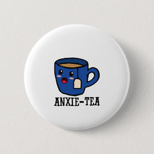 Bóton Redondo 5.08cm Anxie-Tea, Ansiedade Mental