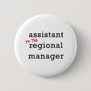 Bóton Redondo 5.08cm (Ao) gerente regional assistente