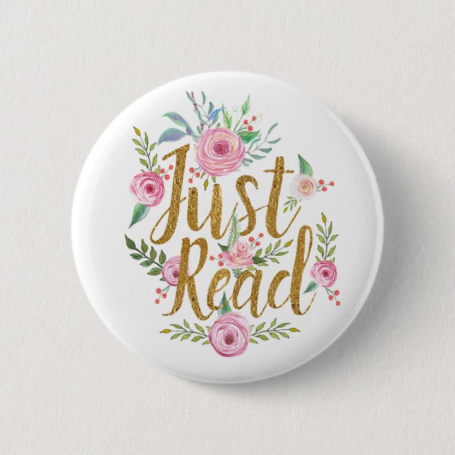 Bóton Redondo 5.08cm Apenas lido (Frente)