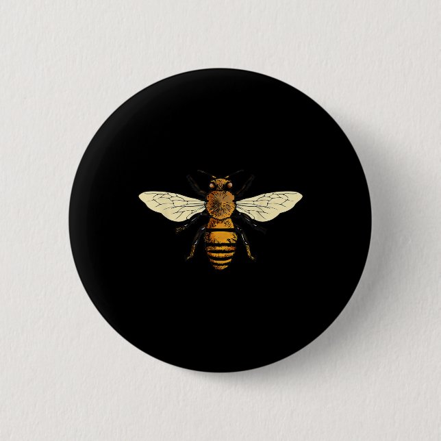Bóton Redondo 5.08cm Apicultor de Abelhas I Abelhas Proteção Ambiental  (Frente)