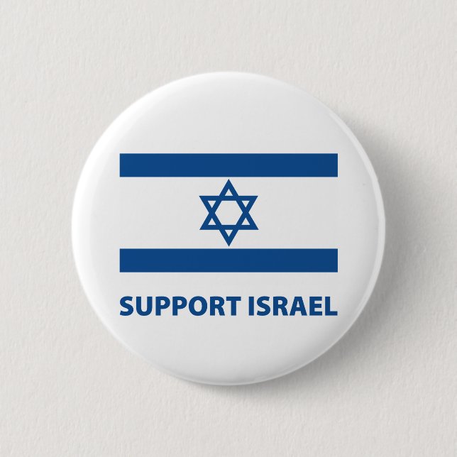 Bóton Redondo 5.08cm Apoio Israel (Frente)