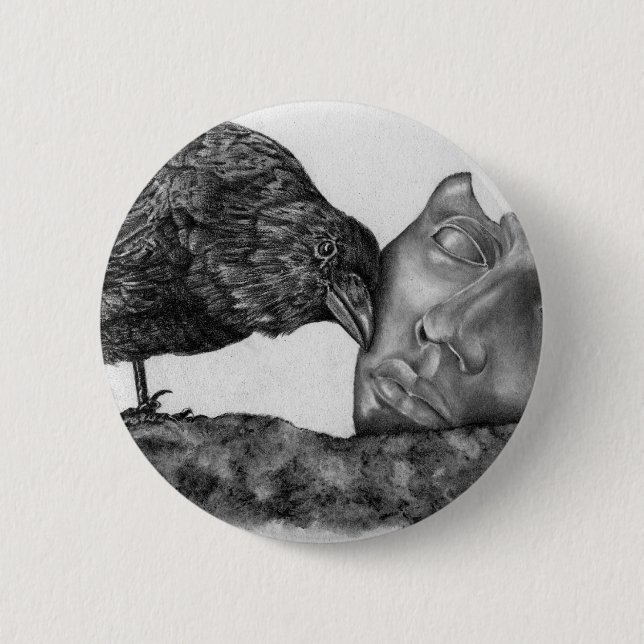 Bóton Redondo 5.08cm Após a inundação (Frente)