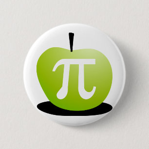 Bóton Redondo 5.08cm Apple Pi