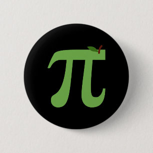 Bóton Redondo 5.08cm Apple Pi Engraçada Piada De Pie Day Para Amor Em M