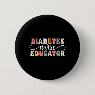 Bóton Redondo 5.08cm Apreciação do Educador Enfermeiro da Diabetes