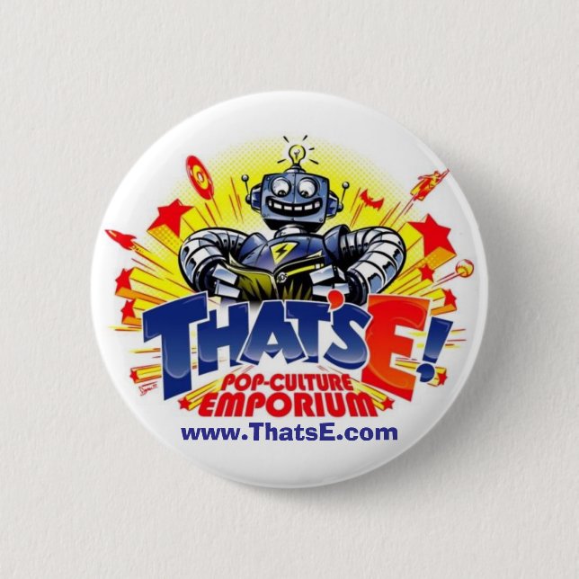 Bóton Redondo 5.08cm Aquele é botão do entretenimento! (Frente)