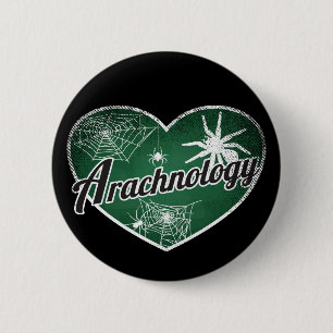 Bóton Redondo 5.08cm Arachnologia Retro Heart Blackboard Love