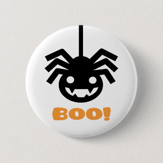 Bóton Redondo 5.08cm Aranha Halloween
