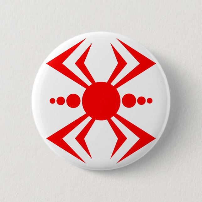 Bóton Redondo 5.08cm Aranha Japonesa (Frente)