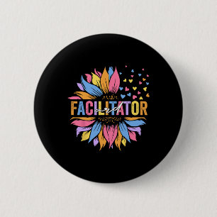 Bóton Redondo 5.08cm Ard Facilitator Educação Especial Girassol