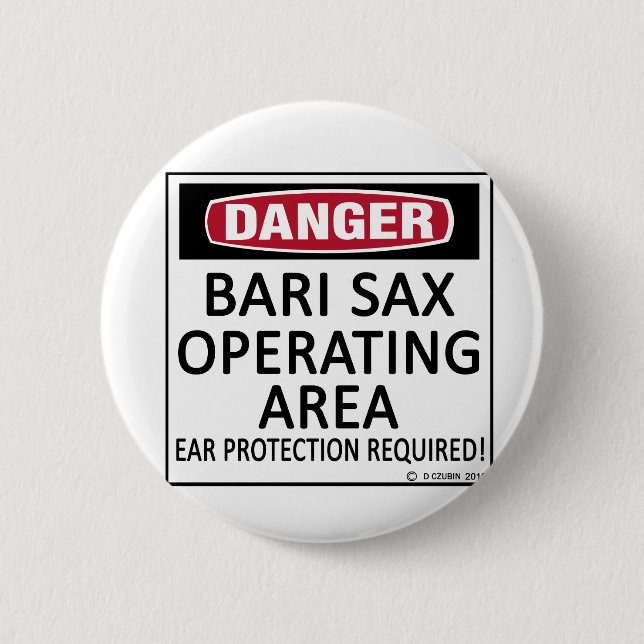 Bóton Redondo 5.08cm Área de Operação Bari Sax (Frente)