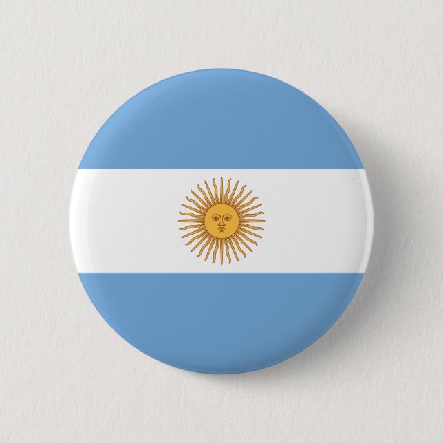 Bóton Redondo 5.08cm argentina (Frente)