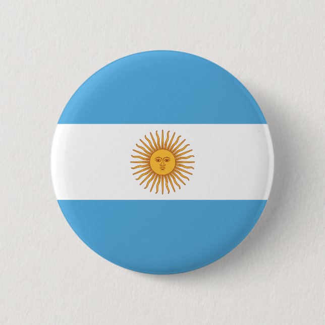 Bóton Redondo 5.08cm Argentina (Frente)