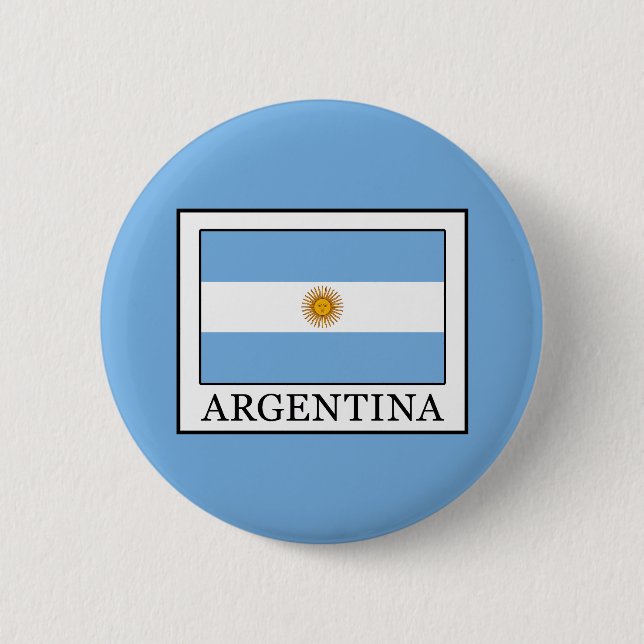 Bóton Redondo 5.08cm Argentina (Frente)
