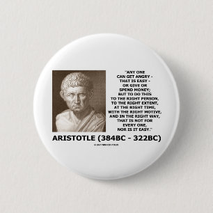 Bóton Redondo 5.08cm Aristotle qualquer pode obter o tempo direito