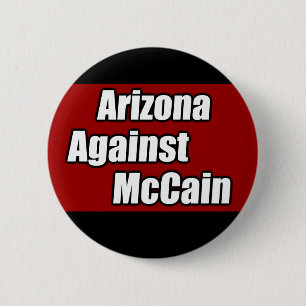 Bóton Redondo 5.08cm Arizona contra McCain